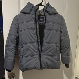 Calvin Klein Kids Charcoal Puffer Jacket